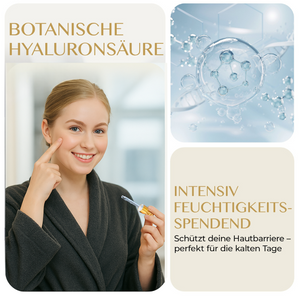 Vitamin C Serum hochdosiert - Anti-Aging-Formel mit Ferulasäure, Aloe Vera & Hyaluronsäure | Faltenreduktion, Feuchtigkeits-Booster für empfindliche Haut– ohne Zusatzstoffe, Bio, 15% Vitamin C, | Hime®